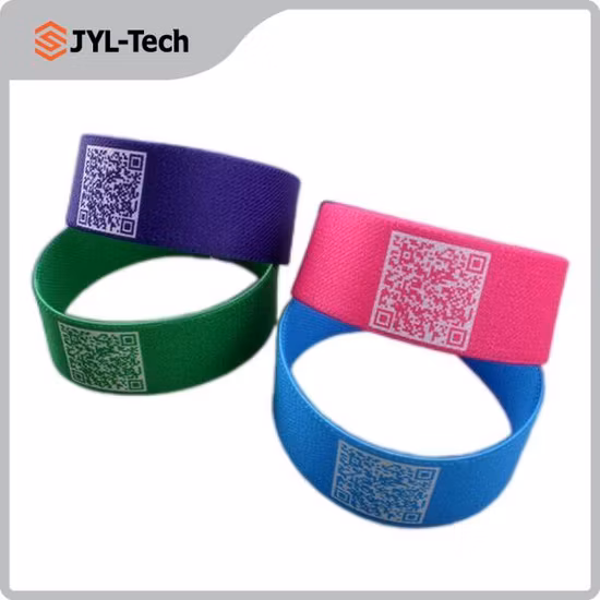 편안한 친환경 RFID 스트레치 팔찌 NFC 탄성 팔찌